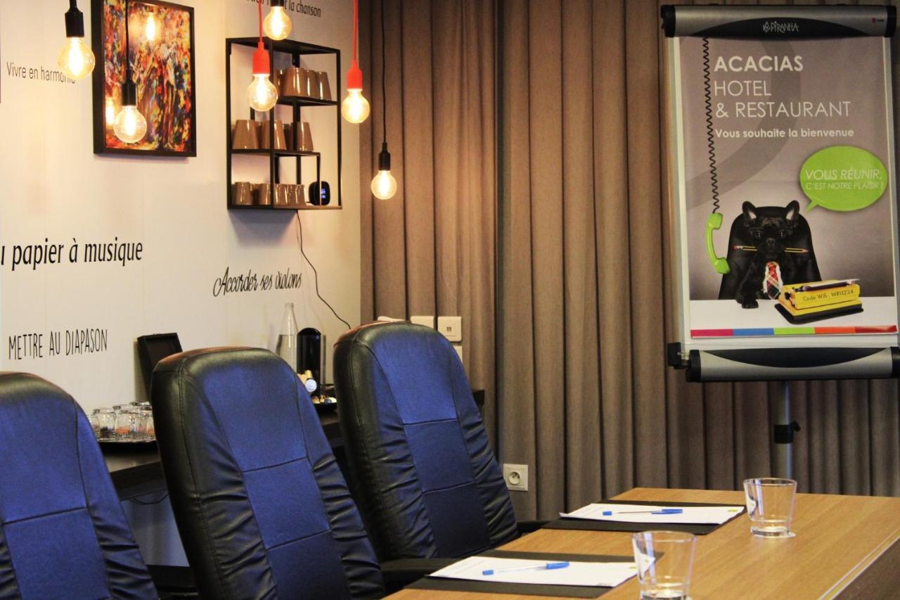 Logis Hotel Restaurant Des Acacias Lille Neuville En Ferrain Dış mekan fotoğraf